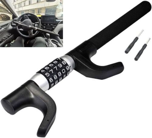 Steering Wheel Lock Keyless Password Code - Lot 465