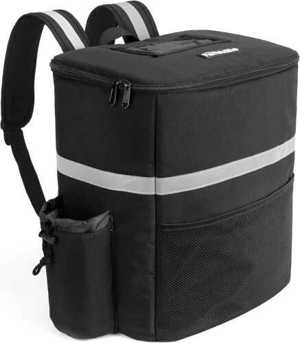 Homevative Thermal Insulated Food Delivery Backpack w/Cup Holders, Pocket and Receipt Window - Lot 346