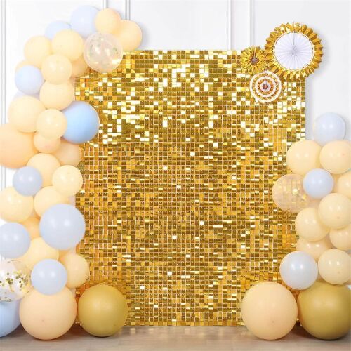 Gold Shimmer Wall Backdrop - Lot 352