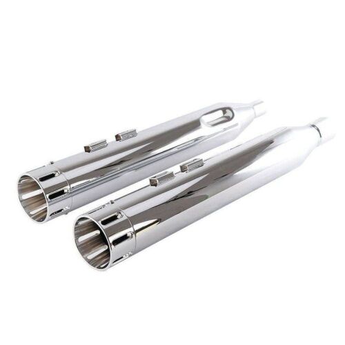 Sharkroad Harely Touring M8 2017-2023 4.5" Chrome Slip On Mufflers - Lot 317