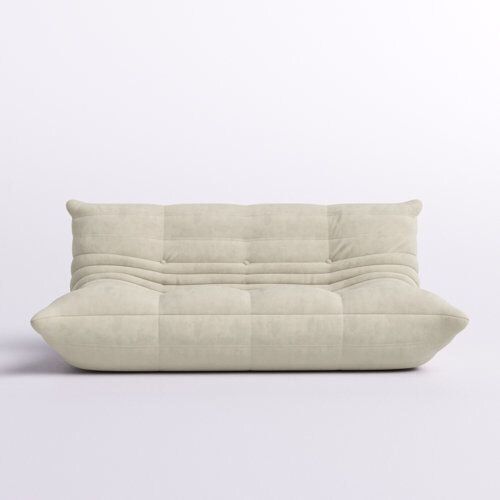 Armless 3-Seat Togo Bean Bag Sofa  - Lot 23