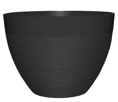 Decatur Black Resin Planter 20" x 14.5"  - Lot 132