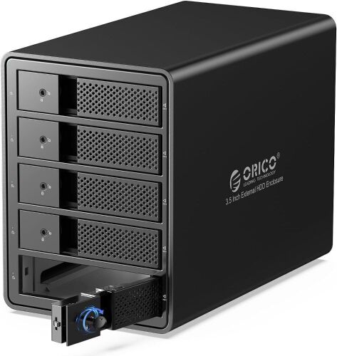 ORICO 5 Bay Tray-Less Aluminum 3.5" External HDD Enclosure  - Lot 67