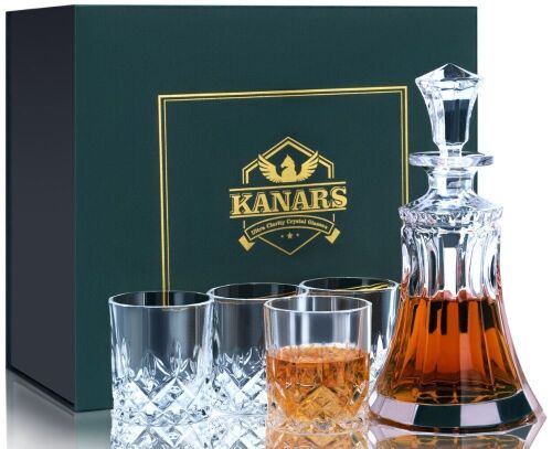 KANARS Crystal Whiskey Decanter Set - Lot 11