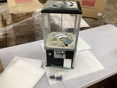 Commercial Big Capsule Candy Vending Machine for 1.18-2.17" Toys/Candies, 11.42" x 10.24" x 20.87"  - Lot 17