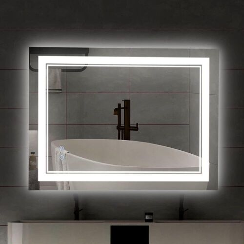 CFYLO 24" x 32" LED Bathroom Mirror, Anti-Fog Dimmable - Lot 18