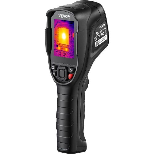 VEVOR Thermal Imaging Camera, 240x180 IR Resolution (43200 Pixels), 20Hz Refresh Rate with -4℉~662℉ Temperature Range, 16G Built-in SD Card, and Rechargeable Li-ion Battery - Lot 26