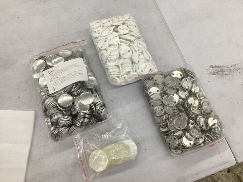 Pin Back Button Pieces - Lot 36