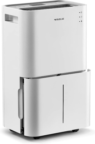 BUBLUE 4500 Sq. Ft Dehumidifier for Basements, Home and Large Room with Auto or Manual Drainage | 40db Industry Leading Noise Reducing | Integrated Air Filters, 3 Operation Modes and 24 hr Timer 9.3"D x 13.8"W x 22.8"H - Lot 760