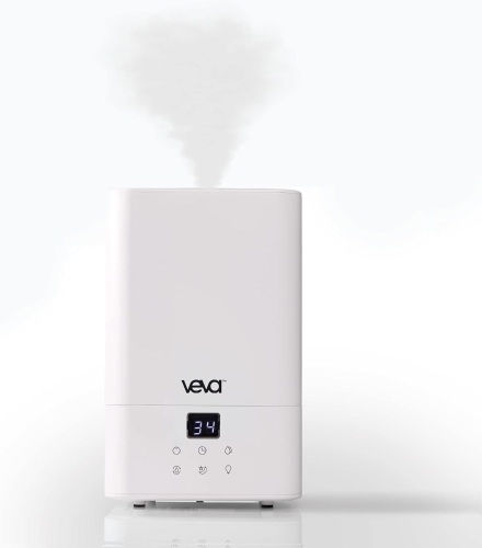 VEVA Humidifiers for Bedroom Large Room 4.5L, Cool Mist Water Vaporizer Essential Oil Diffuser, Quiet Humidifiers for Baby, Covers up to 323 Sq. Ft. - Lot 136
