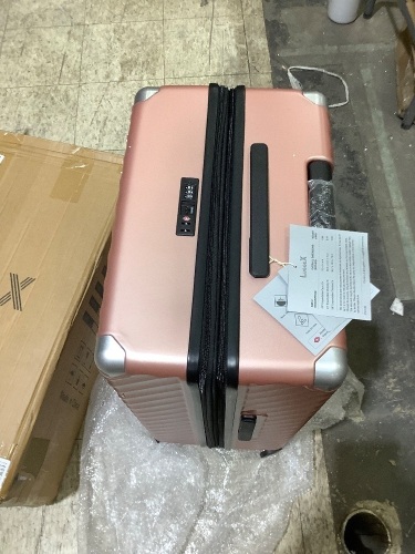 Set of 3 pink luggage 20", 24" , 28"  - Lot 228