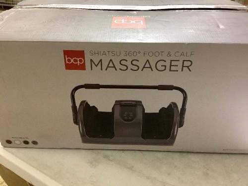 Reflexology Shiatsu Foot Massager w/ High-Intensity Rollers, Remote Control : 22"(L) x 12.6"(W) x 13"(H) - Lot 150