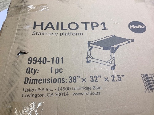 Hailo TP1 Staircase Platform, 330 lb. Load Capacity - Lot 268