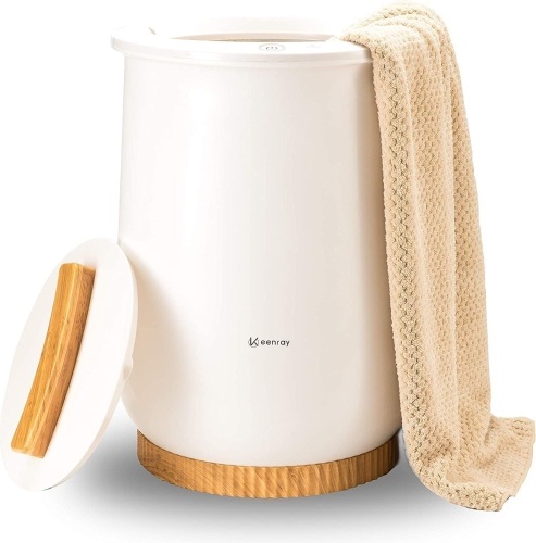 Keenray Towel Warmer, Luxury Towel Warmer Bucket, Large Towel Warmers for Bathroom, Auto Shut Off, Fits Up to Two 40"X70" Oversized Towels, Bathrobes, Blankets, PJ's and More, CL1 - Lot 360