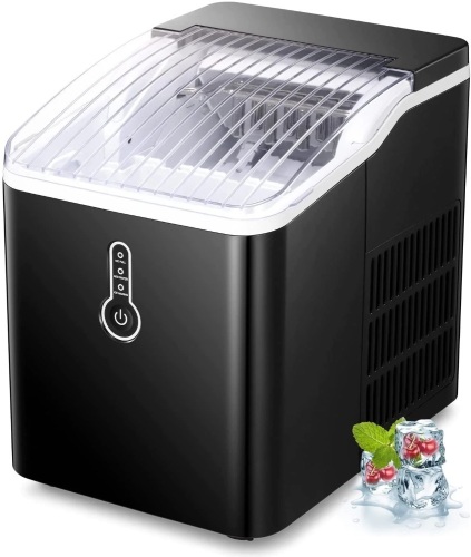 R.W.FLAME COUNTERTOP ICE MAKER MACHINE, 9 CUBES READY IN 8 MINUTES - Lot 369