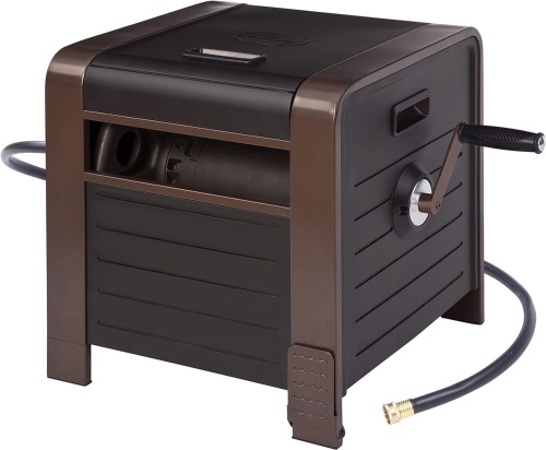 Liberty Garden 778 200' Hose Storage Box, Bronze, 23 x 16.9 x 18.15 inches - Lot 406