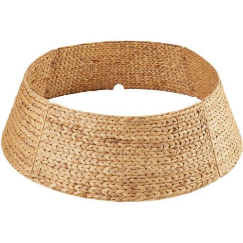 Woven Hyacinth Christmas Holiday Tree Collar - 42in - Lot 6726