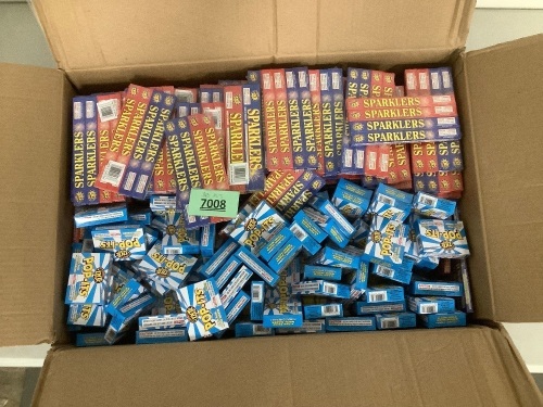 Box of Pop Its and Sparklers - Lot 7008