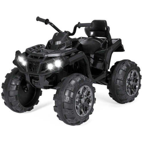 12V Kids Ride-On 4-Wheeler Quad ATV Car w/ 3.7mph Max, Bluetooth, Headlights - Lot 6982