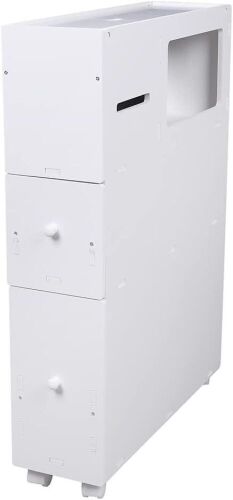 3-Tier Toilet Side Storage Cabinet for Narrow Space  - Lot 212
