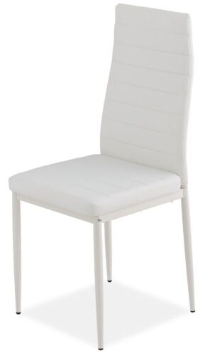 Set of 4 Leather Dining Chairs  - Lot 601