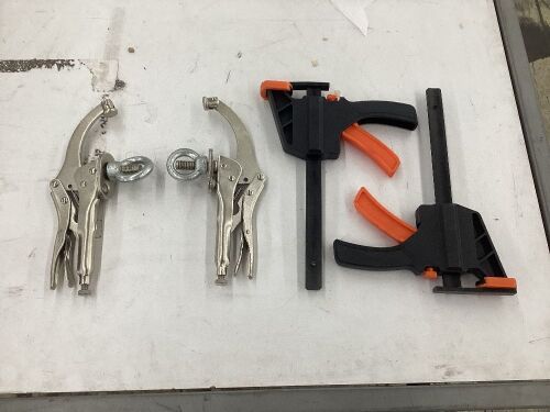 Lot of (4) Vice Clamps - Lot 626