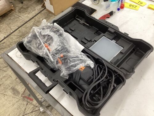 WEN 3625 5-Amp 4-1/2-Inch Beveling Compact Circular Saw with Laser and Carrying Case - Damaged Case, Lightly Used - Lot 647
