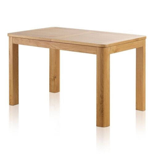 Romsey Natural Solid Oak 4'3" Extendable Dining Table - Lot 14