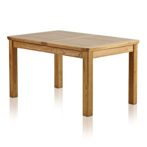 Orrick Rustic Solid Oak 4'7" x 3' Extending Dining Table  - Lot 29