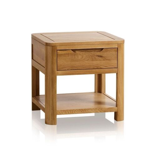 Romsey Natural Solid Oak Side Table - Lot 39