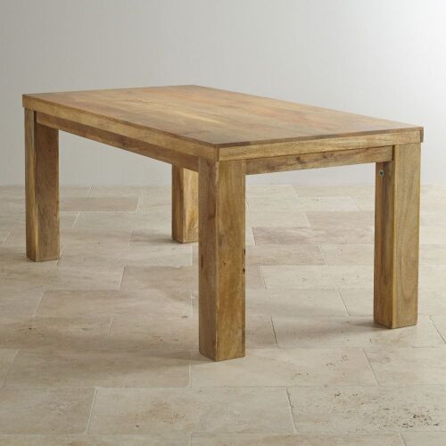 Mantis Light Natural Solid Mango 5' x 2'6" Dining Table  - Lot 36