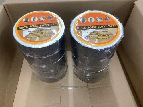 Deck Joist Butyl Tape, 10 Rolls  - Lot 502