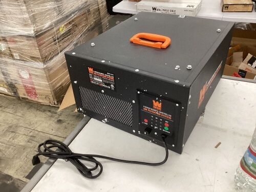 WEN 3410 3-Speed Remote-Controlled Air Filtration System (300/350/400 CFM) - Missing Remote  - Lot 476