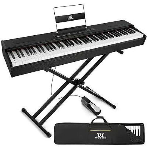 MUSTAR 88 Key Weighted Keyboard Piano Hammer Action - Lot 33