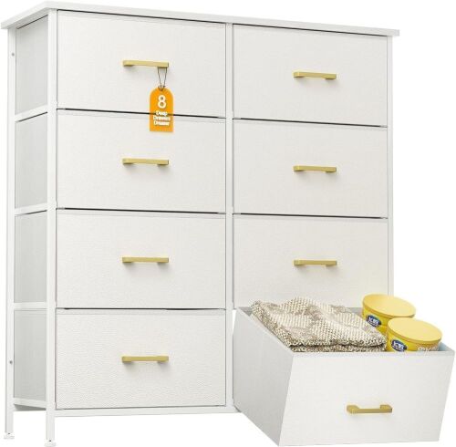 8 Drawer Dresser with Fabric Drawers - Lot 423