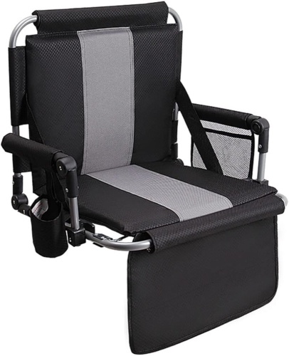 ALPHA CAMP Stadium Seat Chair for Bleachers with Back & Arm Rest - Lot 153