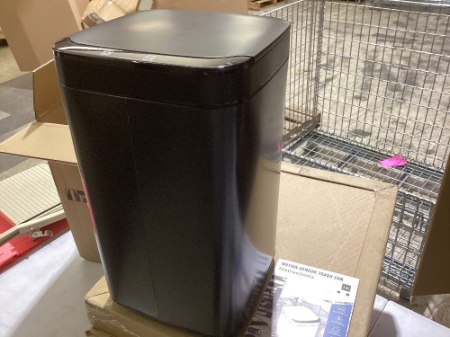 trashaid sensor trash can 13L Black - Lot 158