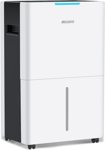 5,000 Sq. Ft Dehumidifier for Basements and Home, Aiusevo 50 Pint Dehumidifiers with Drain Hose Ideal for Large Room, Bedroom, Quietly Removes Moisture, 3 Modes Deshumidificador, Child Lock, 24H Timer - Lot 185