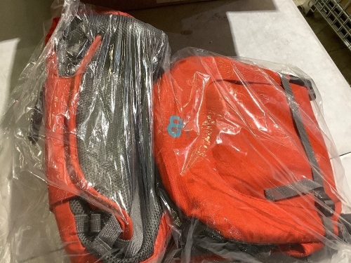 childcity shoulder bars for baby backrest orange - Lot 146