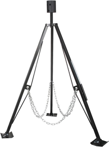 A-KARCK King Pin Adjustable Tripod 5th Wheel Stabilizer, Fifth Stabilizer Tripod Jack with 5000 lbs Load, Reduce Side-to-Side Movement of RV  - Lot 184