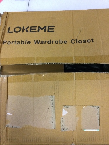 lokeme portable wardrobe closet - Lot 222
