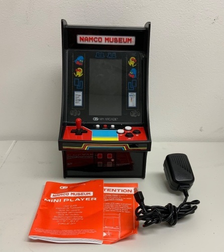 My Arcade Namco Museum Mini Player 10" Collectible Retro Arcade Machine 20 Games, Appears New, Works - Lot 12