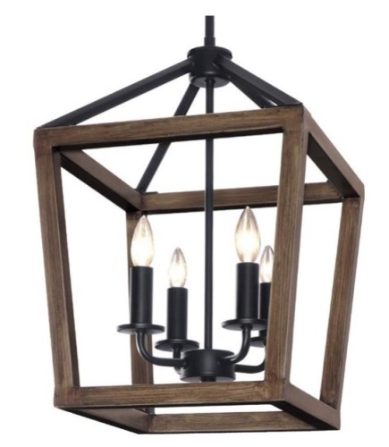 Rustic Kitchen Pendant Light, Appears New, Sold as is - Lot 25