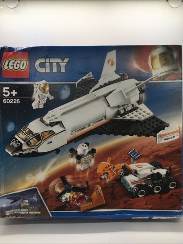 Lego City Mars Research Shuttle 60226, New/Unopened, Box is beat up - Lot 302