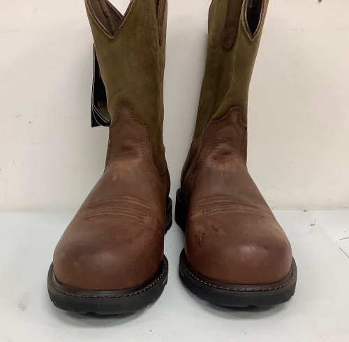 Ariat Pull-On Work Boots Men's 11EE, E-Comm Return, Sold As-is - Lot 342