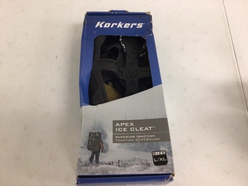 Korkers Ice Cleat, L/XL, E-Commerce Return, Sold as is - Lot 518G