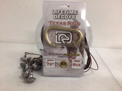 Texas Rigs Coated Cable Decoy Rig, E-Commerce Return, Sold as is - Lot 537G