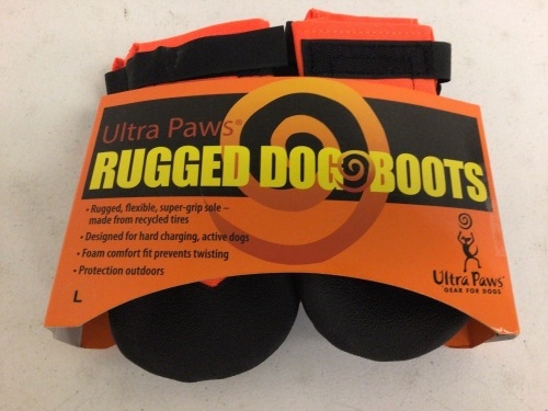 Rugged Dog Boots, L, E-Commerce Return, Sold as is - Lot 601G