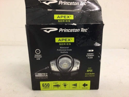 Princeton Tec Headlamp, E-Commerce Return, Untested, Sold as is - Lot 106