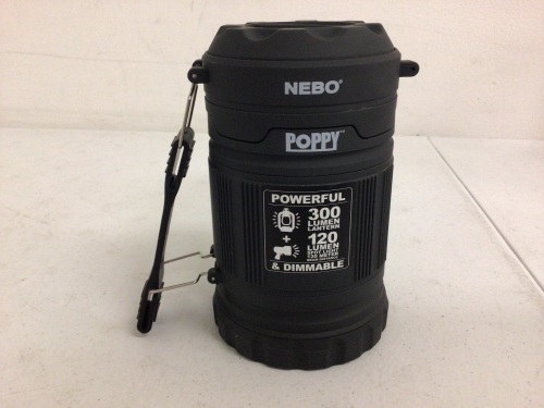 Nebo Poppy Lantern/Flashlight, Appears New, Untested, Sold as is - Lot 198